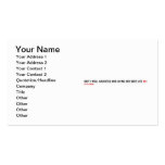 Quite well adjusted and living her best life  Business Cards
