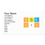 STEM
 H2O  Business Cards