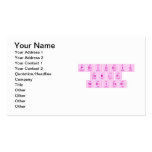 Periodic
 Table
 Writer  Business Cards