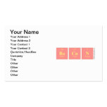 BaCon  Business Cards