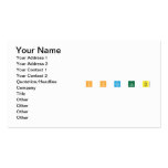 C H Co La Te  Business Cards