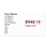SİVAS  Business Cards