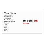 MY HOME  Business Cards