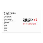 Üneşden  Business Cards