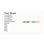 Chemical Reactions  Business Cards