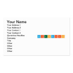 Scientific  Business Cards