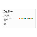 I love science  Business Cards