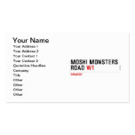 Moshi Monsters Road  Business Cards