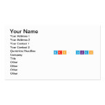 Mrs. Takah  Business Cards