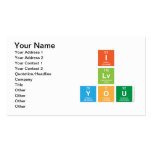 I
 Lv
 You  Business Cards