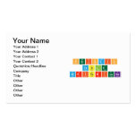 Periodic
 Table
 WriterILaNa  Business Cards