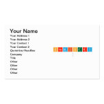 chemistry
   Business Cards