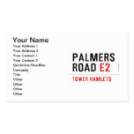 Palmers  rOAD  Business Cards