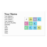 Jessie
 Rose
 Mendes  Business Cards