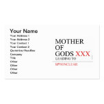 Mother of gods  Business Cards