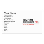 Cleatham  Neighbours  Business Cards