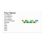 I use all my 
   elements  Business Cards