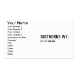 diothorus  Business Cards