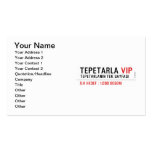 TEPETARLA  Business Cards