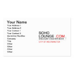 Soho Lounge  Business Cards