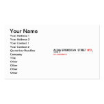 ALENA GRISHCHEVA  STREET  Business Cards