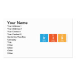 Iris  Business Cards