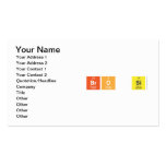 BrO Si  Business Cards