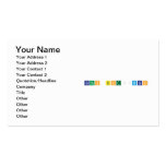 capas tectónicas  Business Cards
