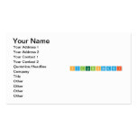 SyllabiOrganii  Business Cards