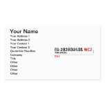 EU-2828OU/LOS  Business Cards