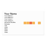 chic o  Business Cards