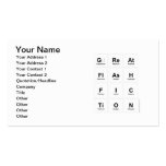 GREAT
 FLASH
 FIC
 TION  Business Cards