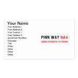Pinn Way  Business Cards
