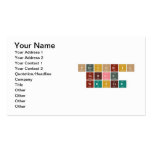 Periodic
 Table
 Writer  Business Cards