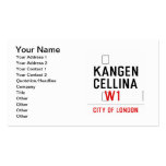    KANGEN CELLINA     Business Cards