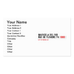 Maricela del Rio Rue de Flandre 94  Business Cards