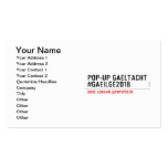 Pop-Up Gaeltacht #Gaeilge2018  Business Cards