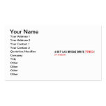 6407 Las Brisas Drive  Business Cards