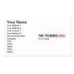 THE TRENCHES  Business Cards