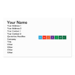 scheikunde  Business Cards