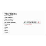 WHITECHAPEL  Business Cards