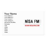 NİSA FM  Business Cards