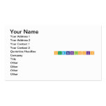 Numberblocks  Business Cards