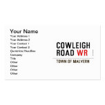 Cowleigh Road  Business Cards