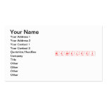 Mendeleev  Business Cards