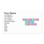Periodic
 Table
 Writer  Business Cards