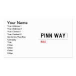 Pinn Way  Business Cards