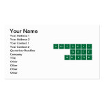 Periodic
 Table
 Writer  Business Cards