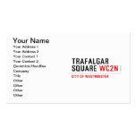 Trafalgar square  Business Cards