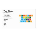 Periodic
 Tablle
 Timeline
 References  Business Cards